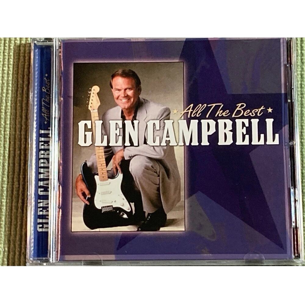 GLEN CAMPBELL ALL THE BEST 25 TRACK CD w/ RHINESTONE COWBOY & SOUTHERN NIGHTS